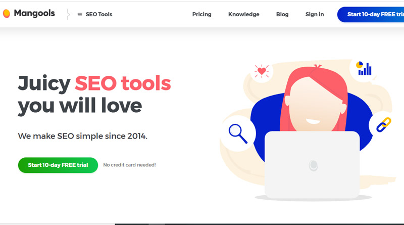 Mangools - List of seo tools