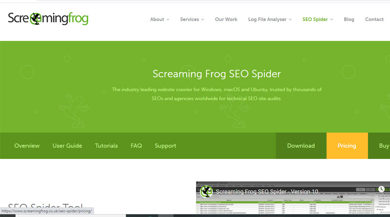 Screaming Frog SEO